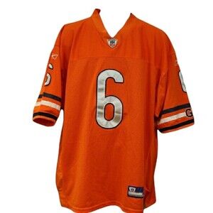 NFL Authentic RBK Vintage Chicago Bears Cutler Jersey Size 52 Poly Korea